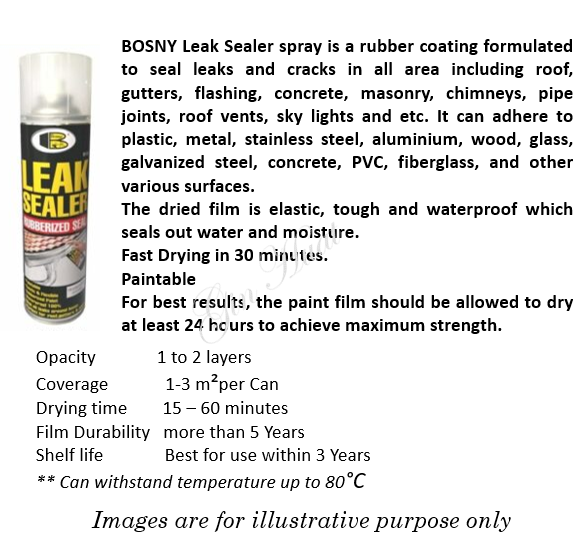 BOSNY Leak Sealer spray B125