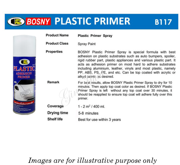 BOSNY Plastic Primer B117